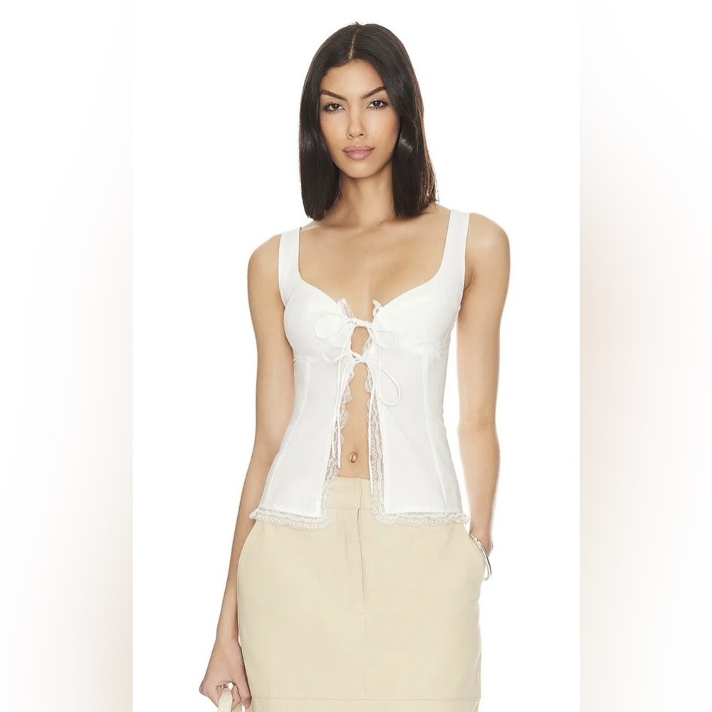 Cristal Tie Front Top